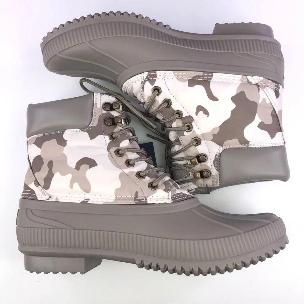 Tommy Hilfiger Colins 4 Snow Camo Duck Boots Size 9M